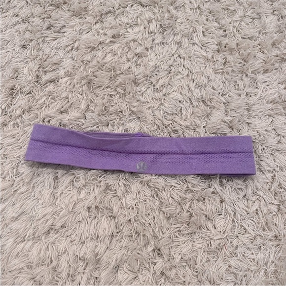 Lululemon Purple Workout Headband - Picture 2 of 3